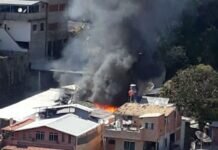Residência pega fogo no Bairro Eldorado